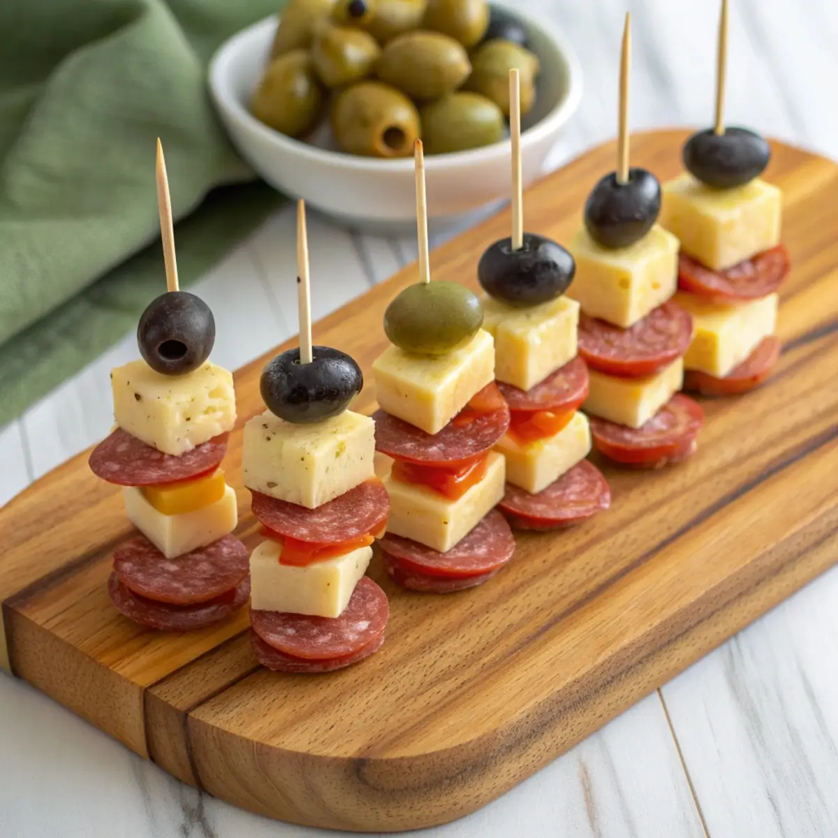Holiday Charcuterie Skewers