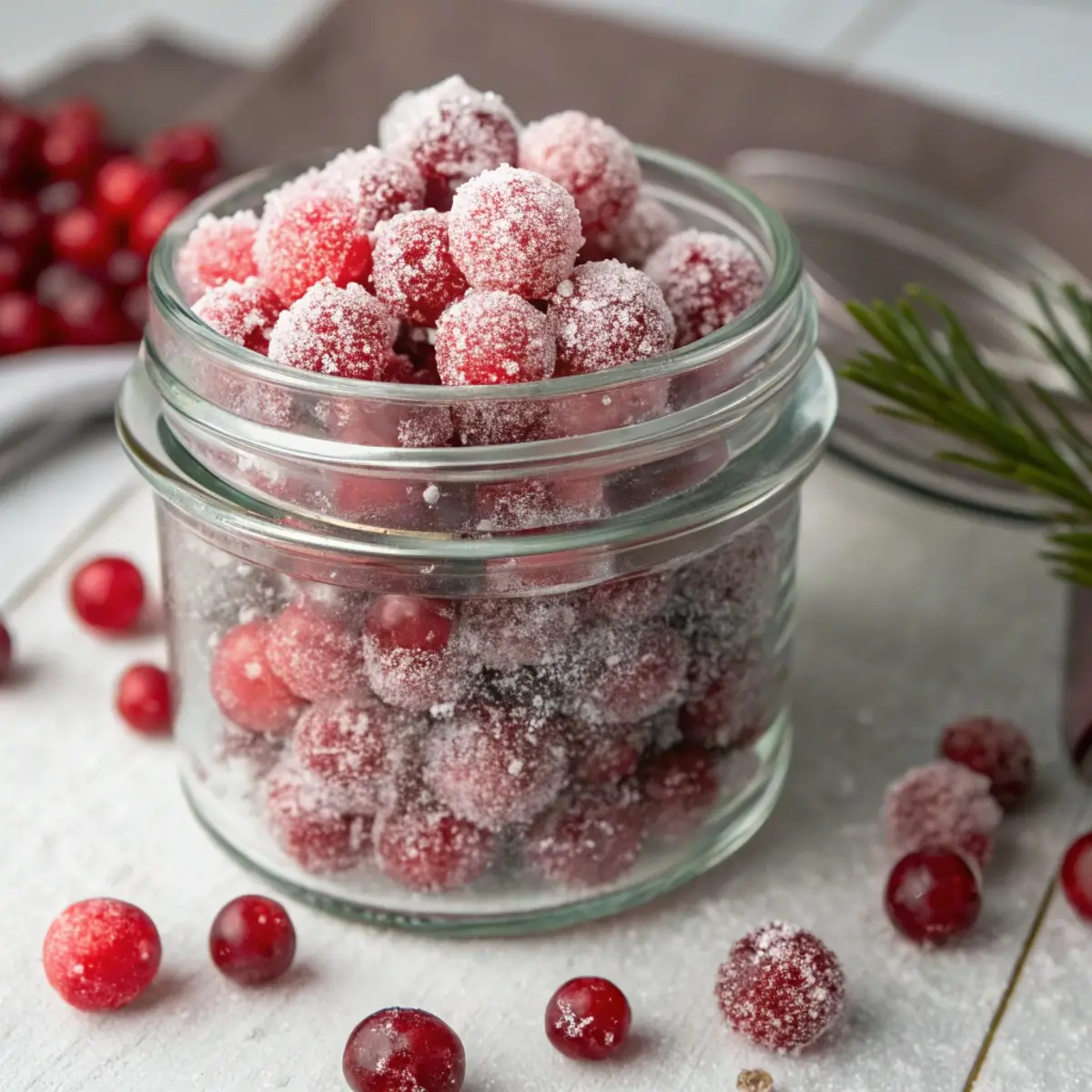 Make-Ahead Sugared Cranberries