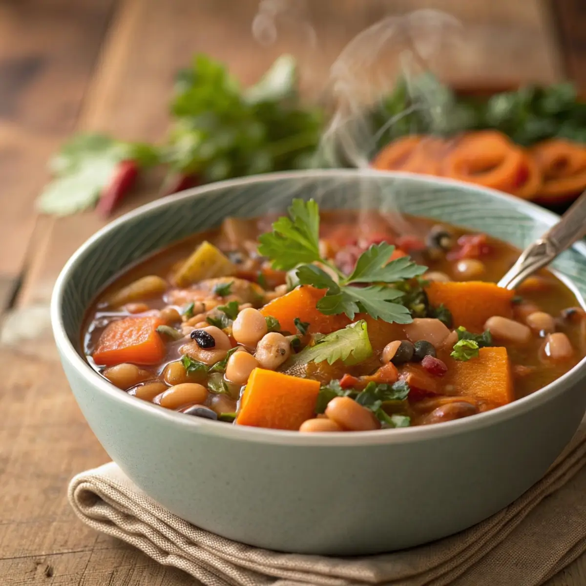 Black Eyed Peas Soup Easy Recipe