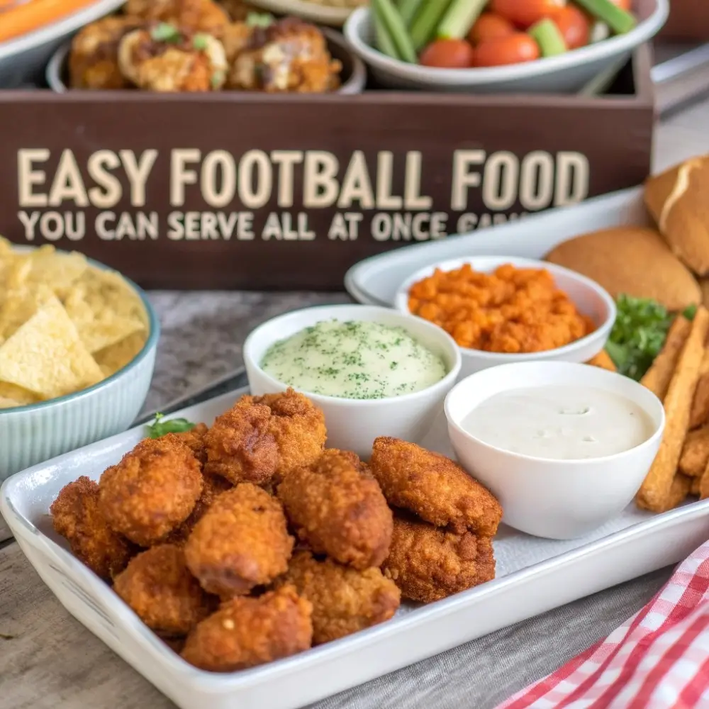 Easy Football Food You Can Serve All at Once