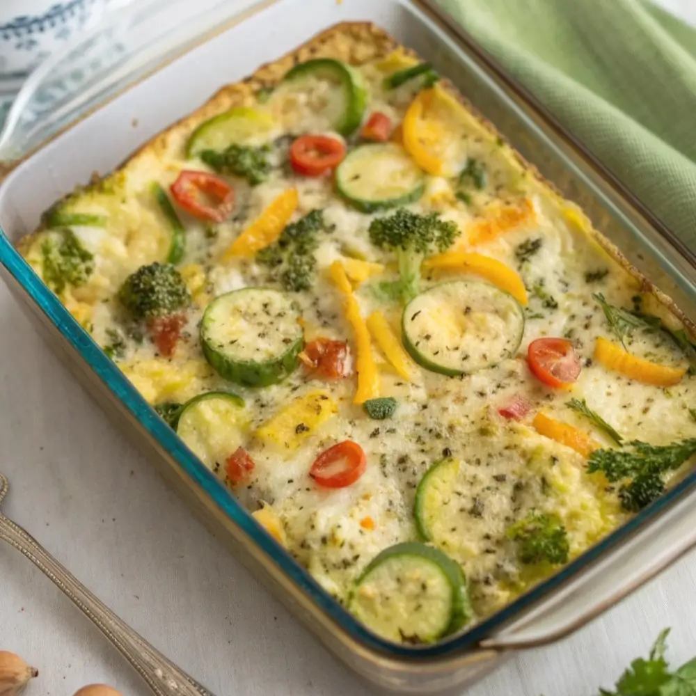 Healthy Low-Calorie Breakfast Casserole
