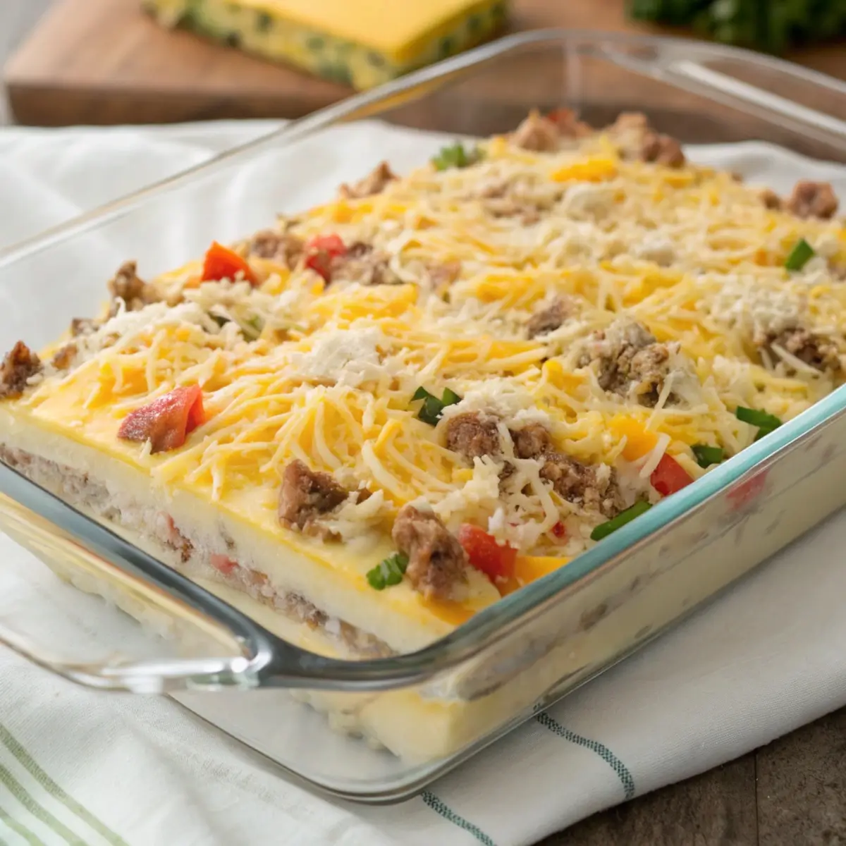 Overnight Make-Ahead Breakfast Casserole