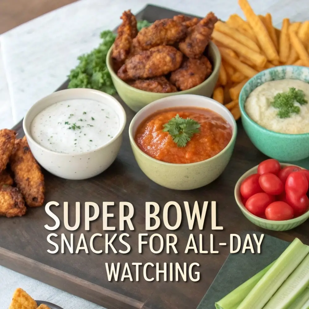 Super Bowl Snacks for All-Day Watching