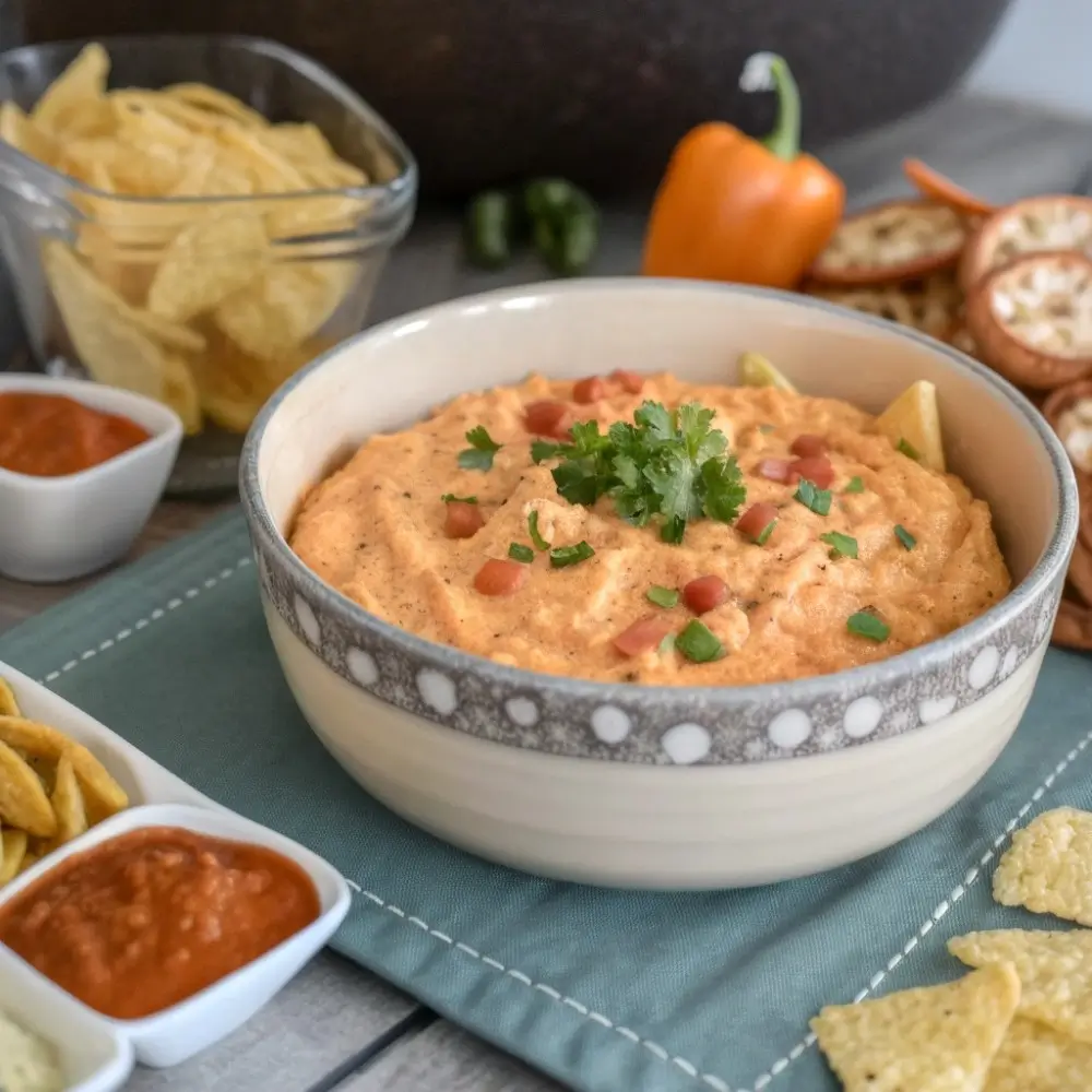 Buffalo Chicken Dip for Watch Party Tables