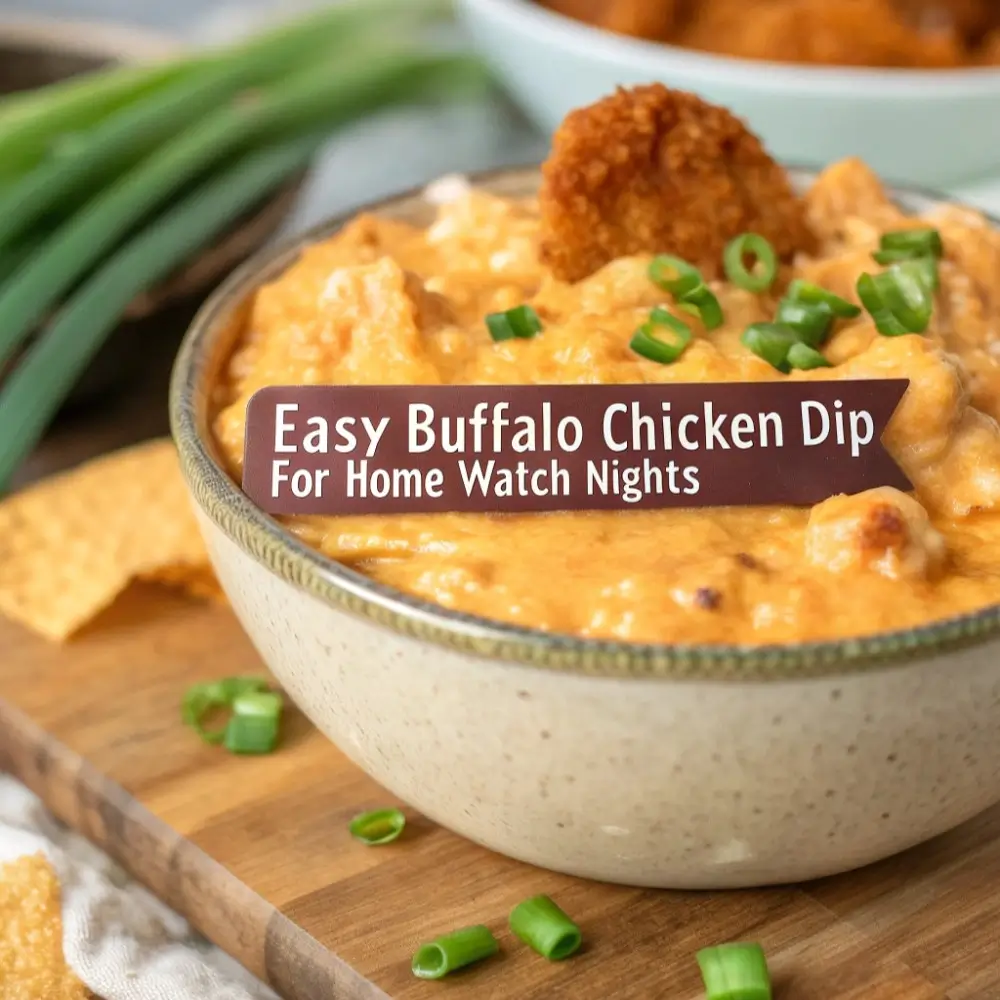 Easy Buffalo Chicken Dip for Home Watch Nights