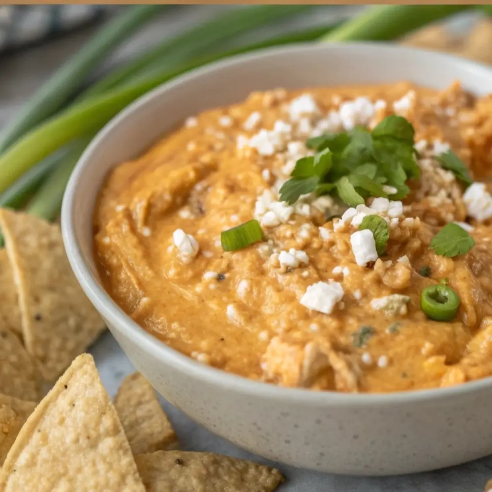 Creamy Buffalo Chicken Dip for Shared Snacks