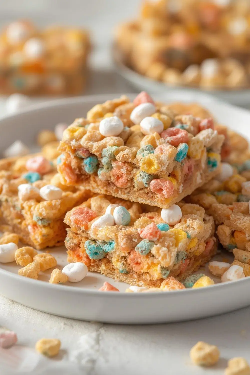 Easy Lucky Charms Marshmallow Cereal Bars Recipe!