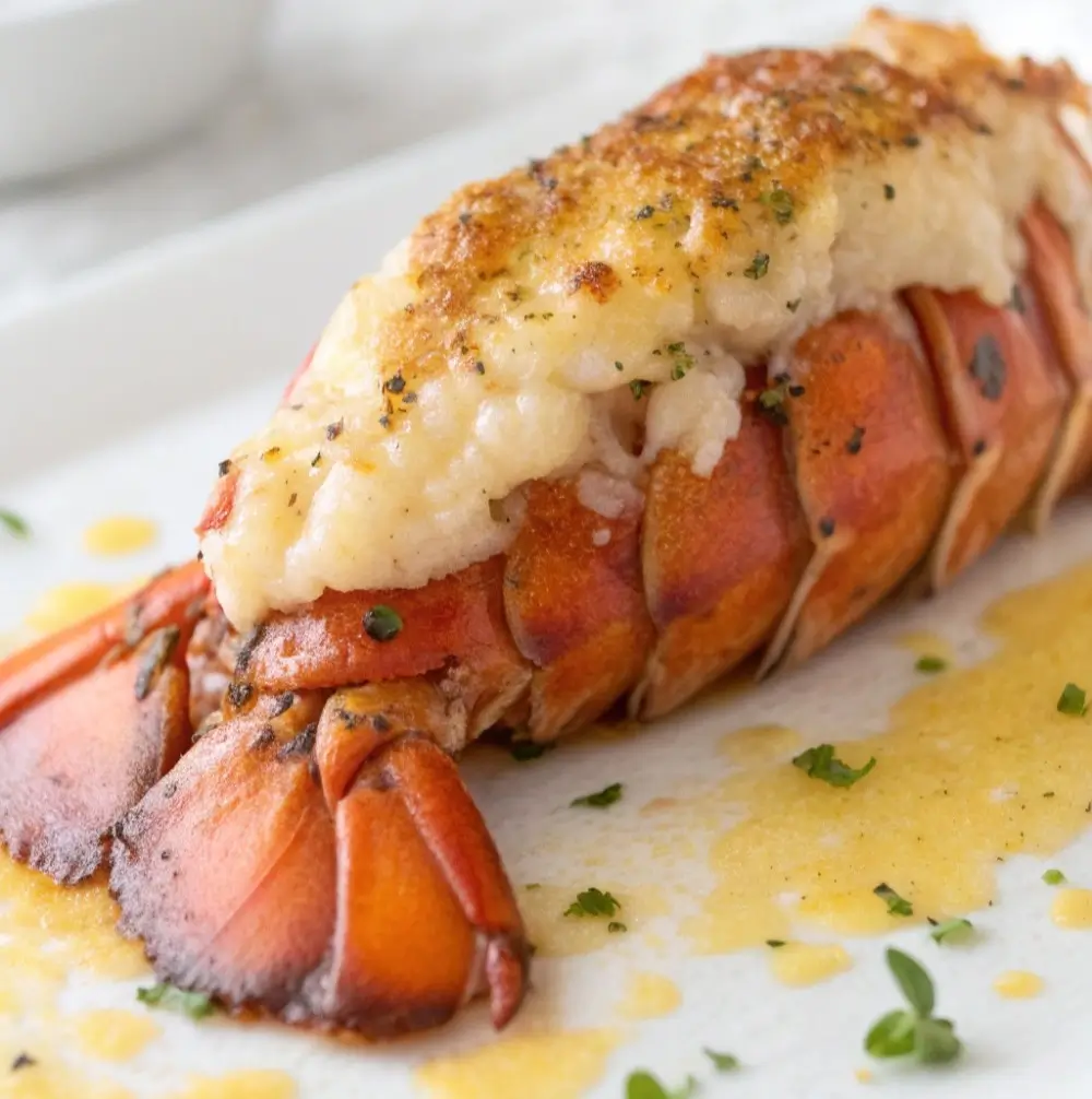 Butter-Brushed Lobster Tail with Rich Flavor