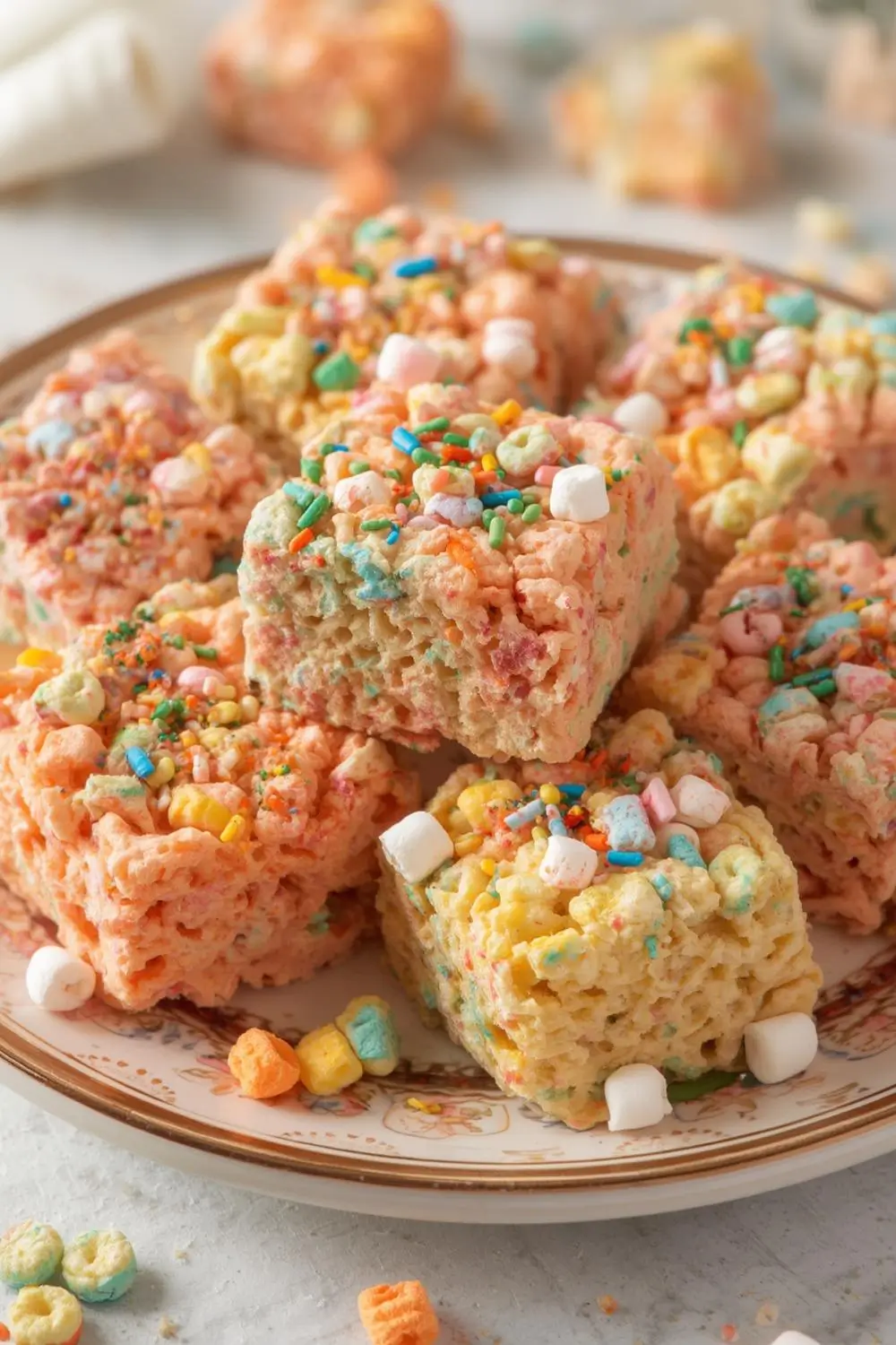 Magical Lucky Charms Rice Crispy Treats: Whimsical Variations for a Colorful Snack Attack!