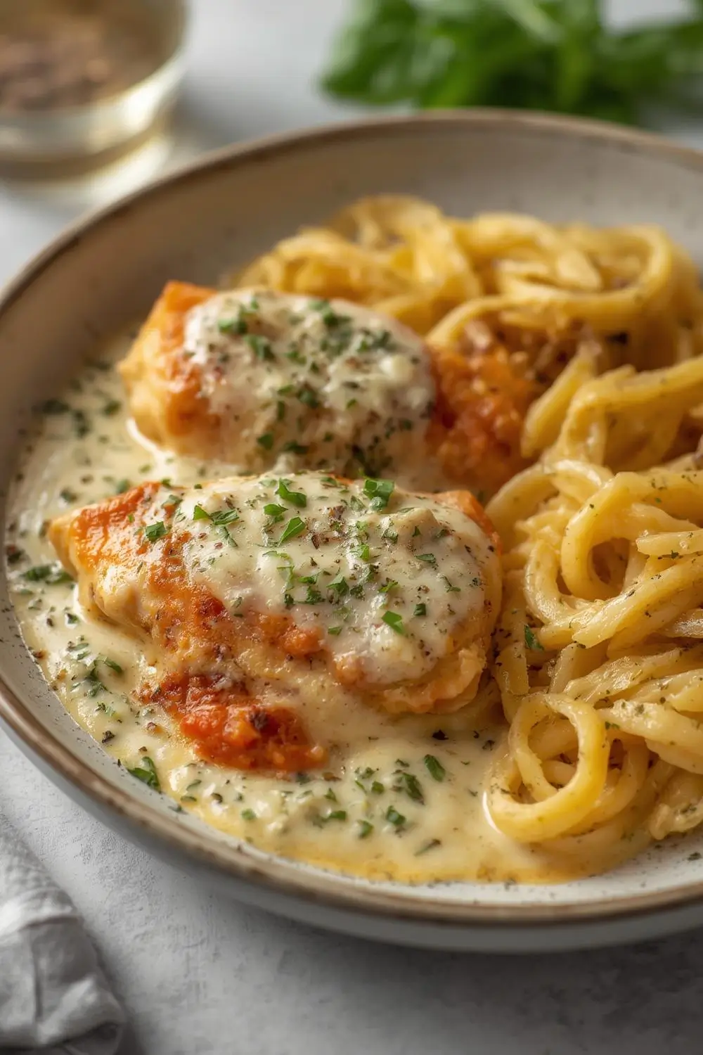 Creamy Parmesan Italian Chicken Crockpot Recipe