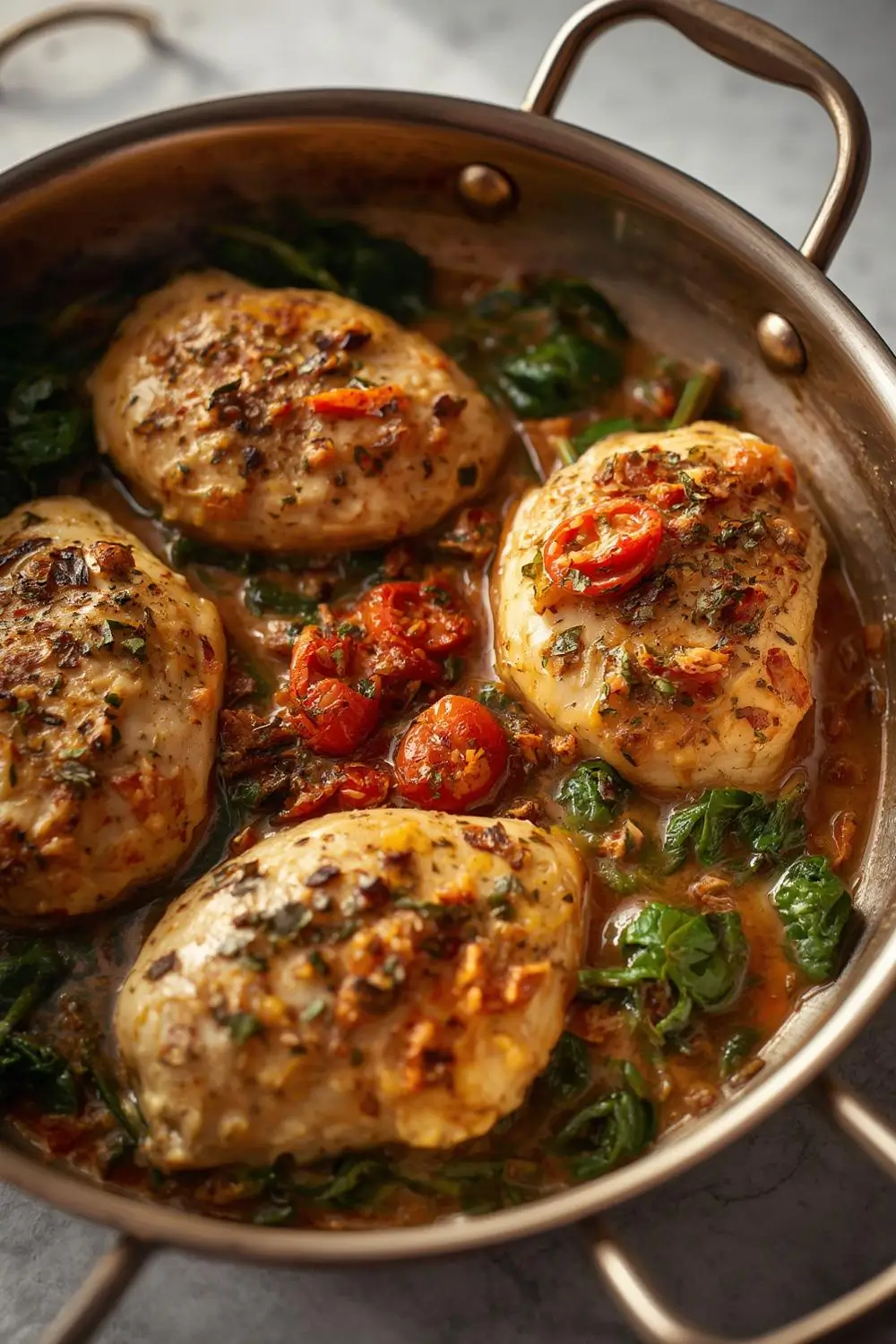One-Pot Creamy Garlic Chicken and Rice Dinner - Opera Cook