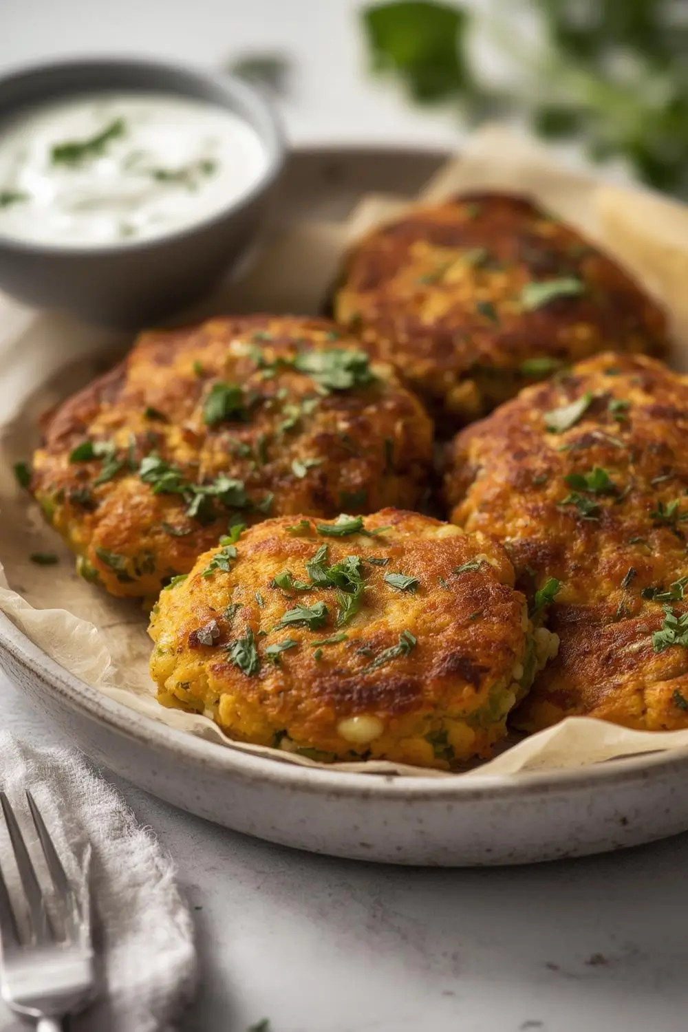 Easy Sourdough Discard Veggie Fritters (Healthy Baked Recipe)