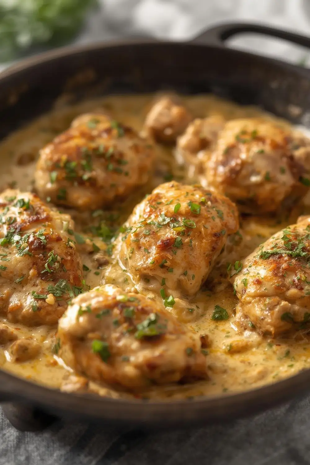 EasyCreamy Garlic Chicken Skillet – 30-Minute One Pan Dinner