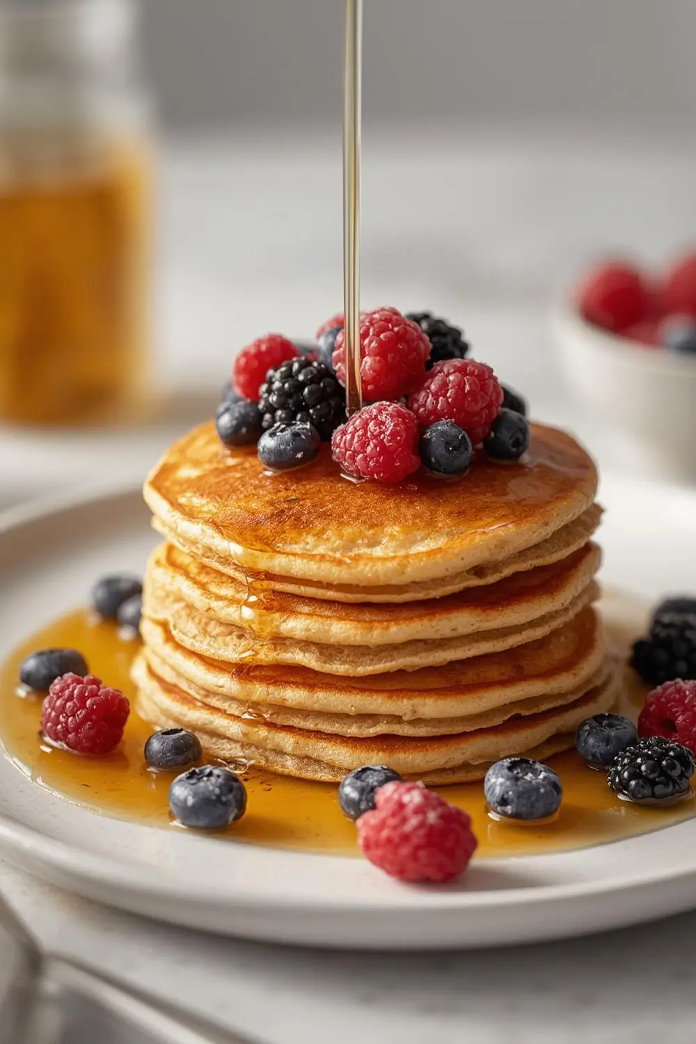 Fluffy Sourdough Discard Pancakes (No Yeast Needed!)