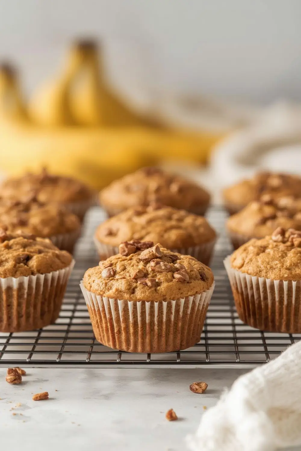 High Protein Banana Cottage Cheese Muffins