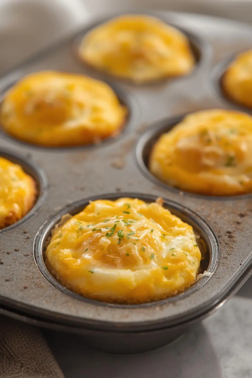 High protein egg and cheese breakfast muffins