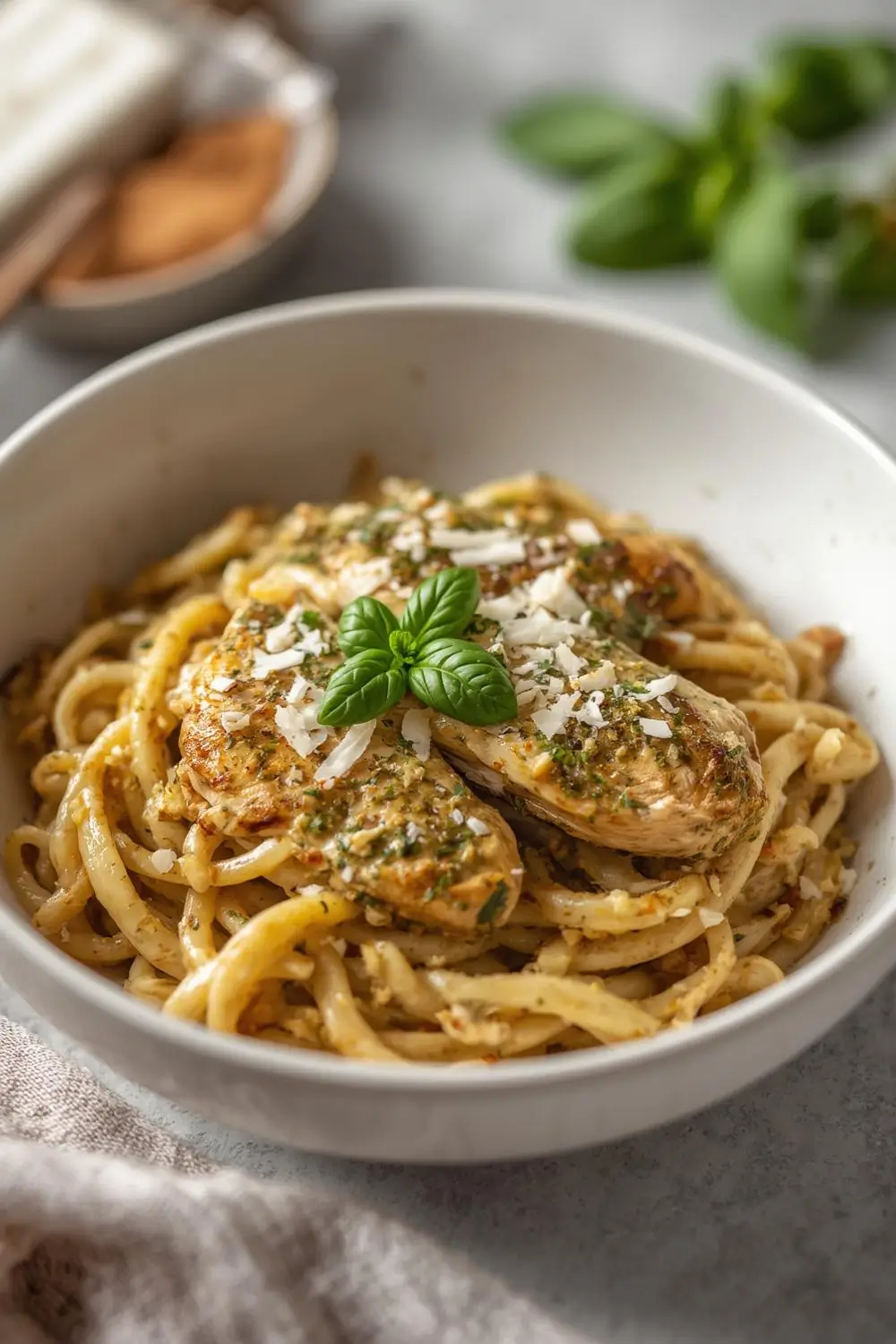 Slow Cooker Creamy Pesto Chicken – Easy Dinner Recipe