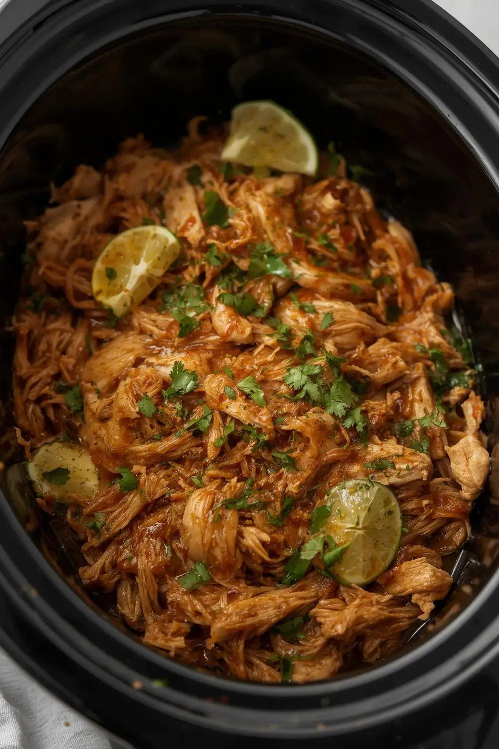 Slow Cooker Honey Lime Shredded Chicken Recipe – Easy & Flavorful!
