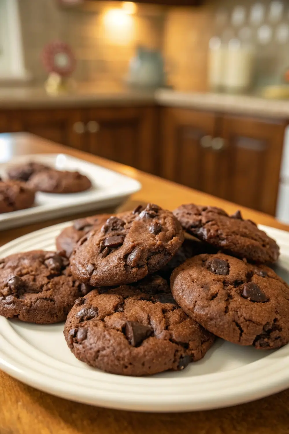 Brownie Mix Cookies Stuffed with Peanut Butter Cups