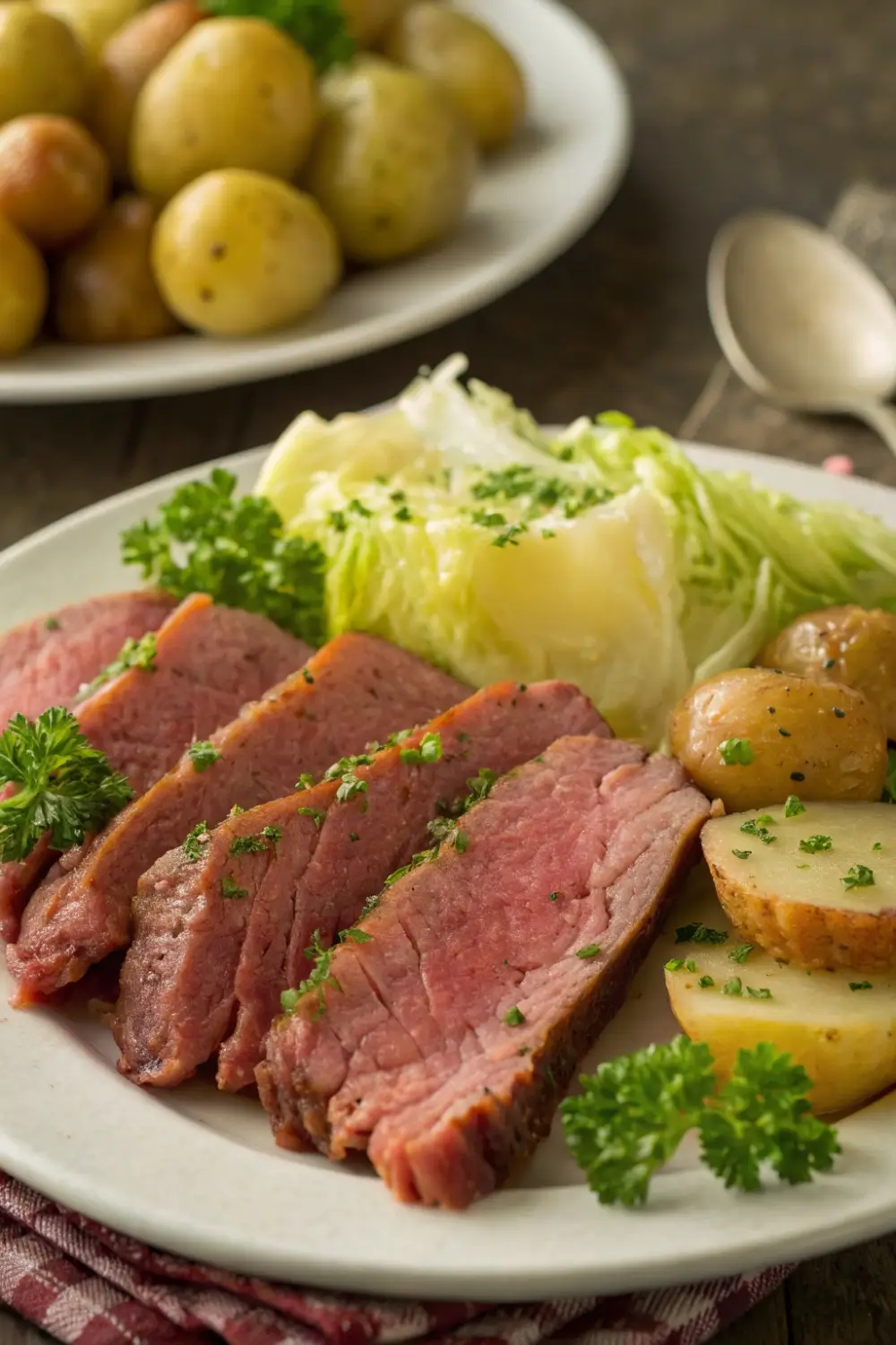 Classic Corned Beef Cabbage with Baby Potatoes Recipe