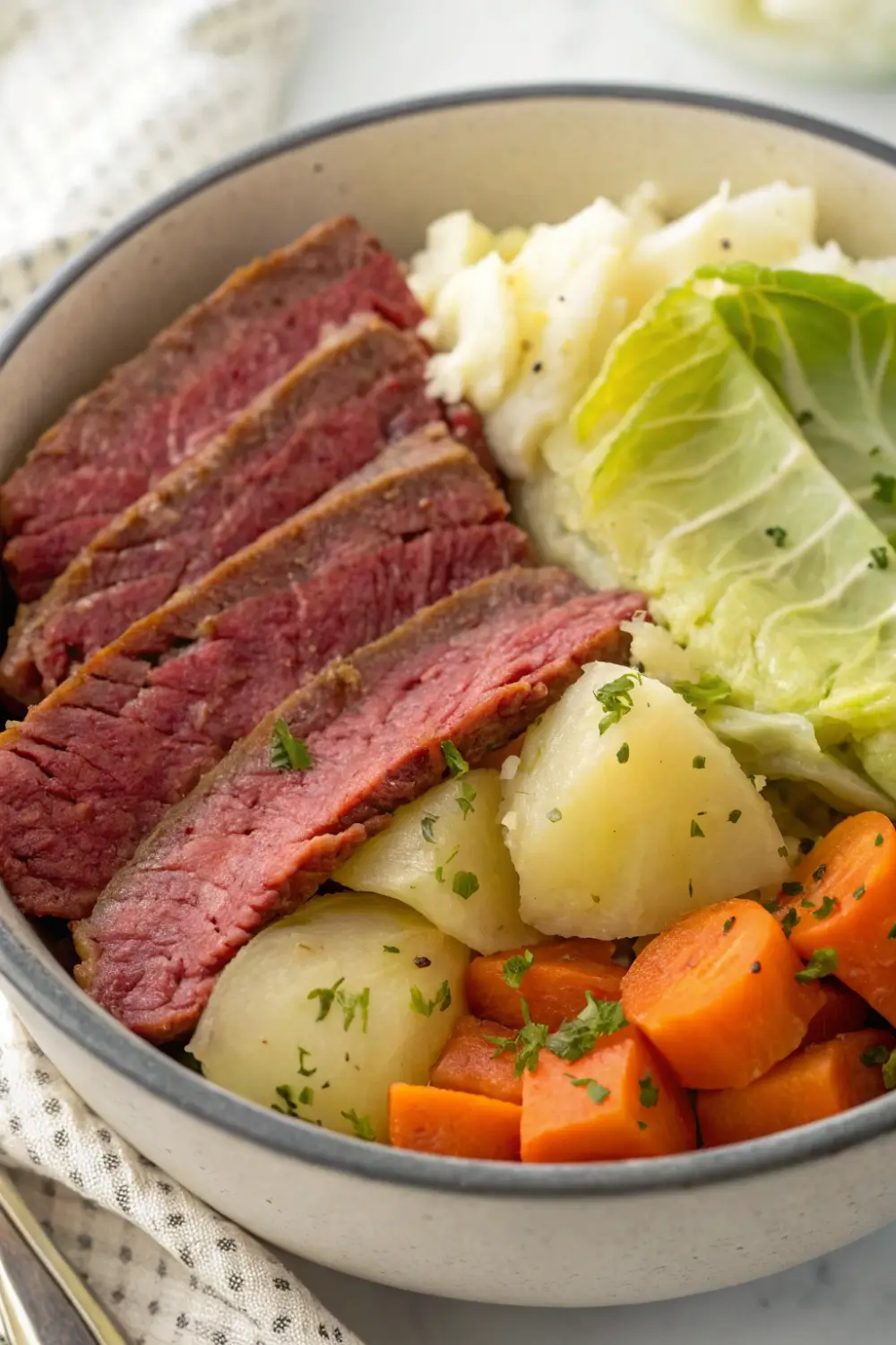 Corned Beef Cabbage Bowl with Potatoes