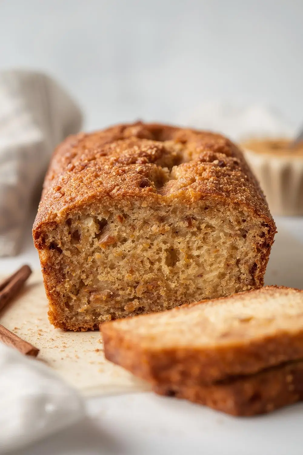 Crave-Worthy Sourdough Discard Cinnamon Sugar Quick Bread