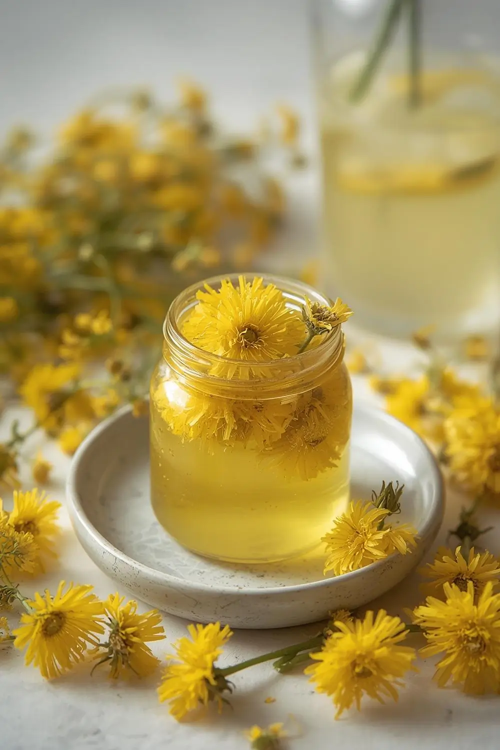 Dandelion Flower Simple Syrup Recipe for Sweet Treats
