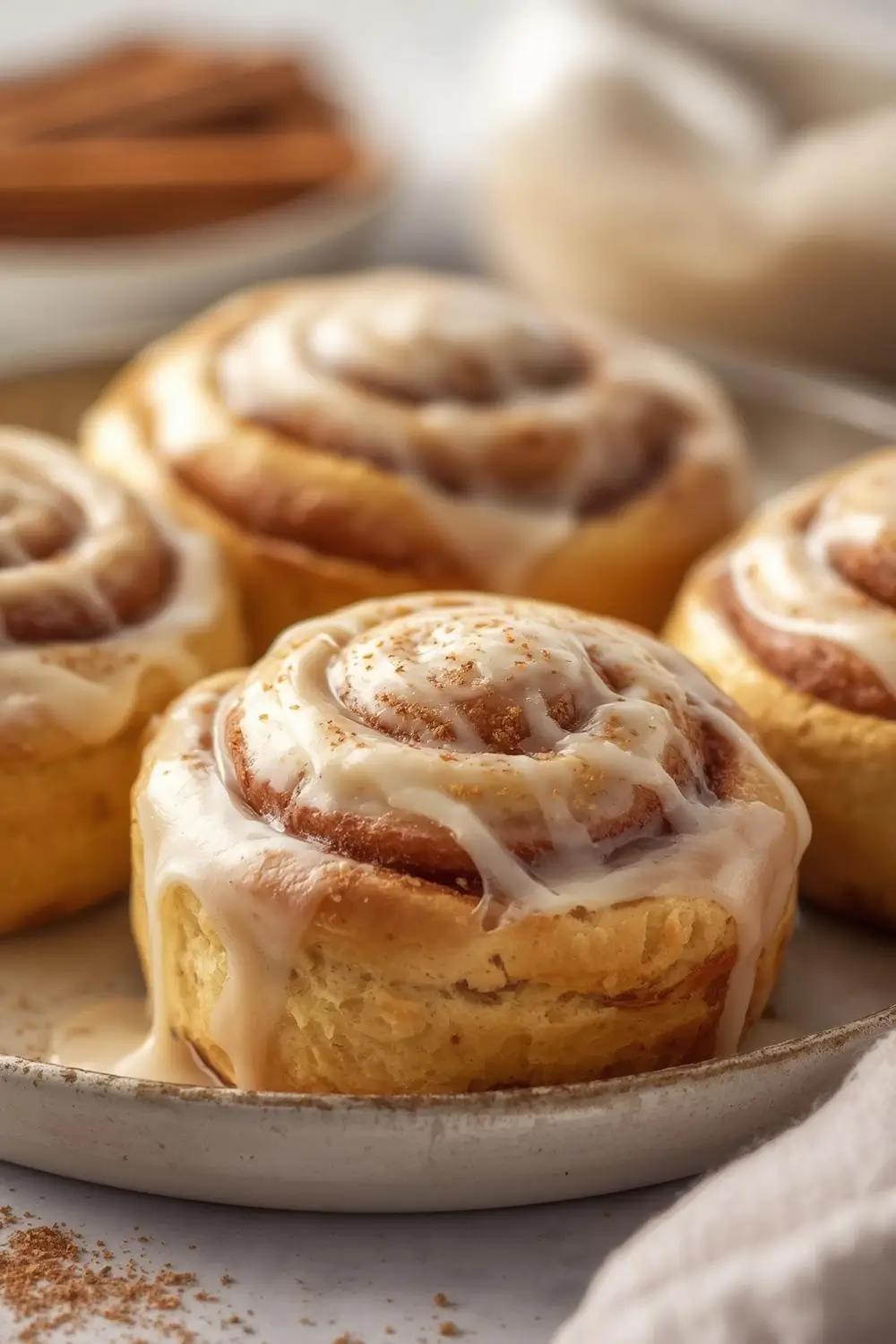 Homemade Cinnamon Rolls with Smooth Cream Icing Recipe | Gooey, Sweet, and Easy to Make