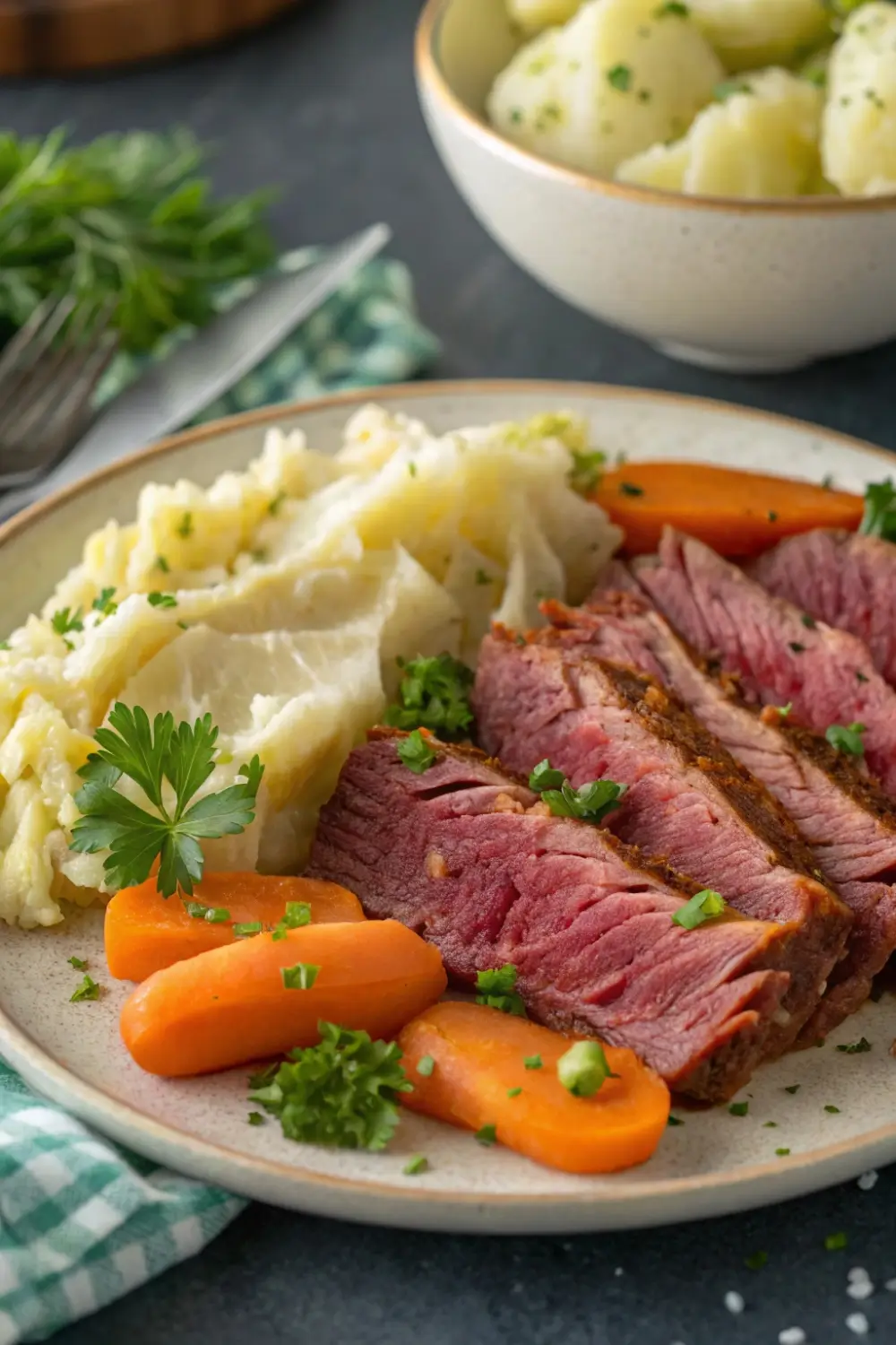 Instant Pot Corned Beef Cabbage Quick Dinner Idea
