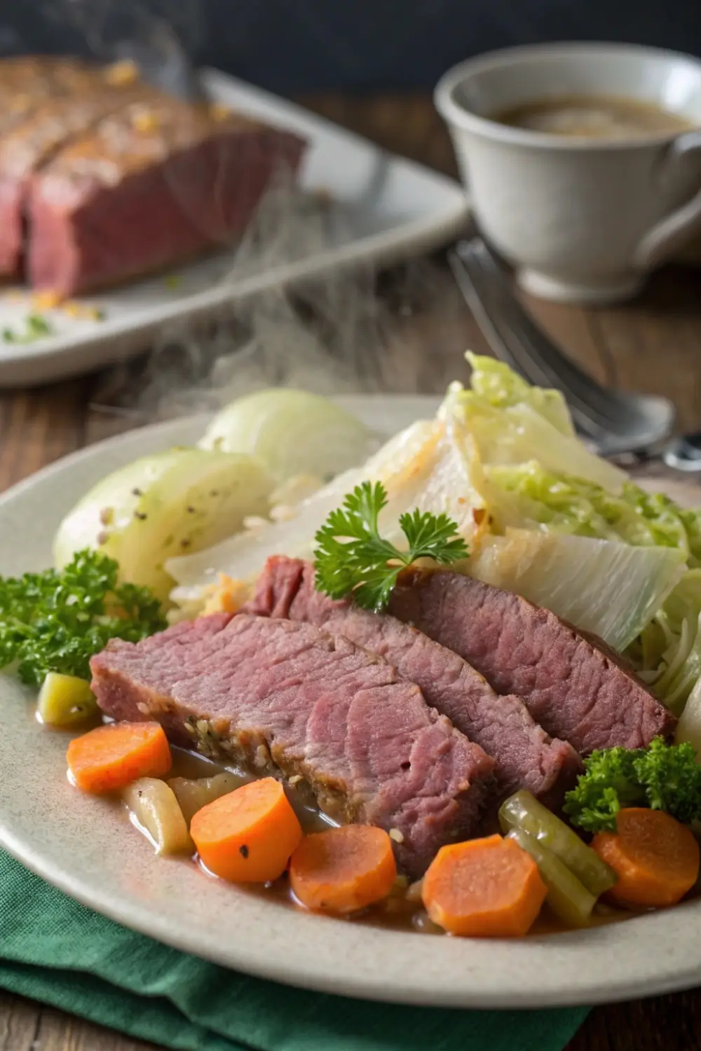 Quick Weeknight Corned Beef Cabbage Dinner
