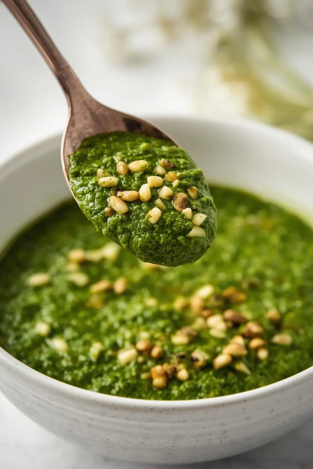 Savory Dandelion Pesto with Garlic & Toasted Nuts: A Fresh Spring Sauce