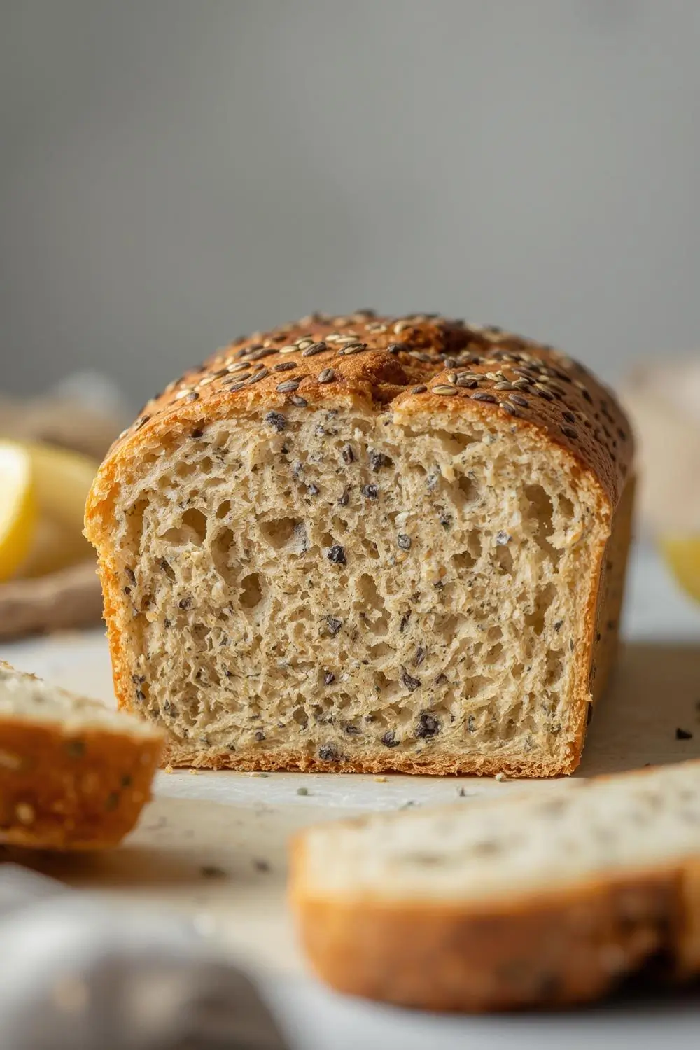 Sourdough Discard Lemon Poppy Seed Loaf That’s Pure Sunshine in Every Bite