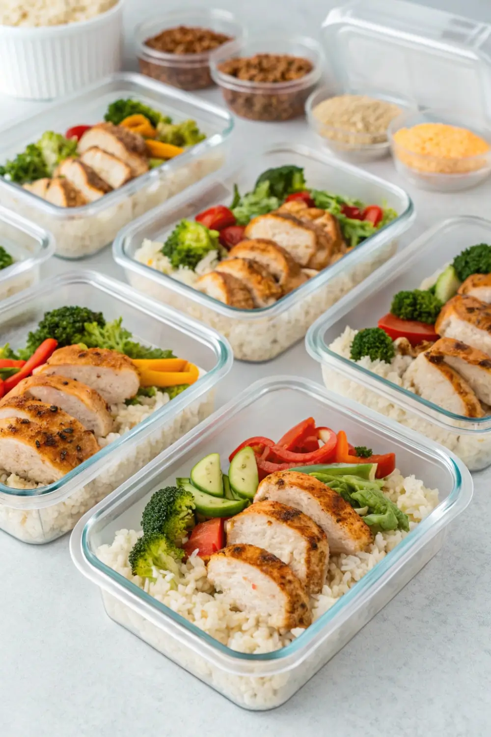 Healthy Meal Prep Chicken Bowls for Weight Loss
