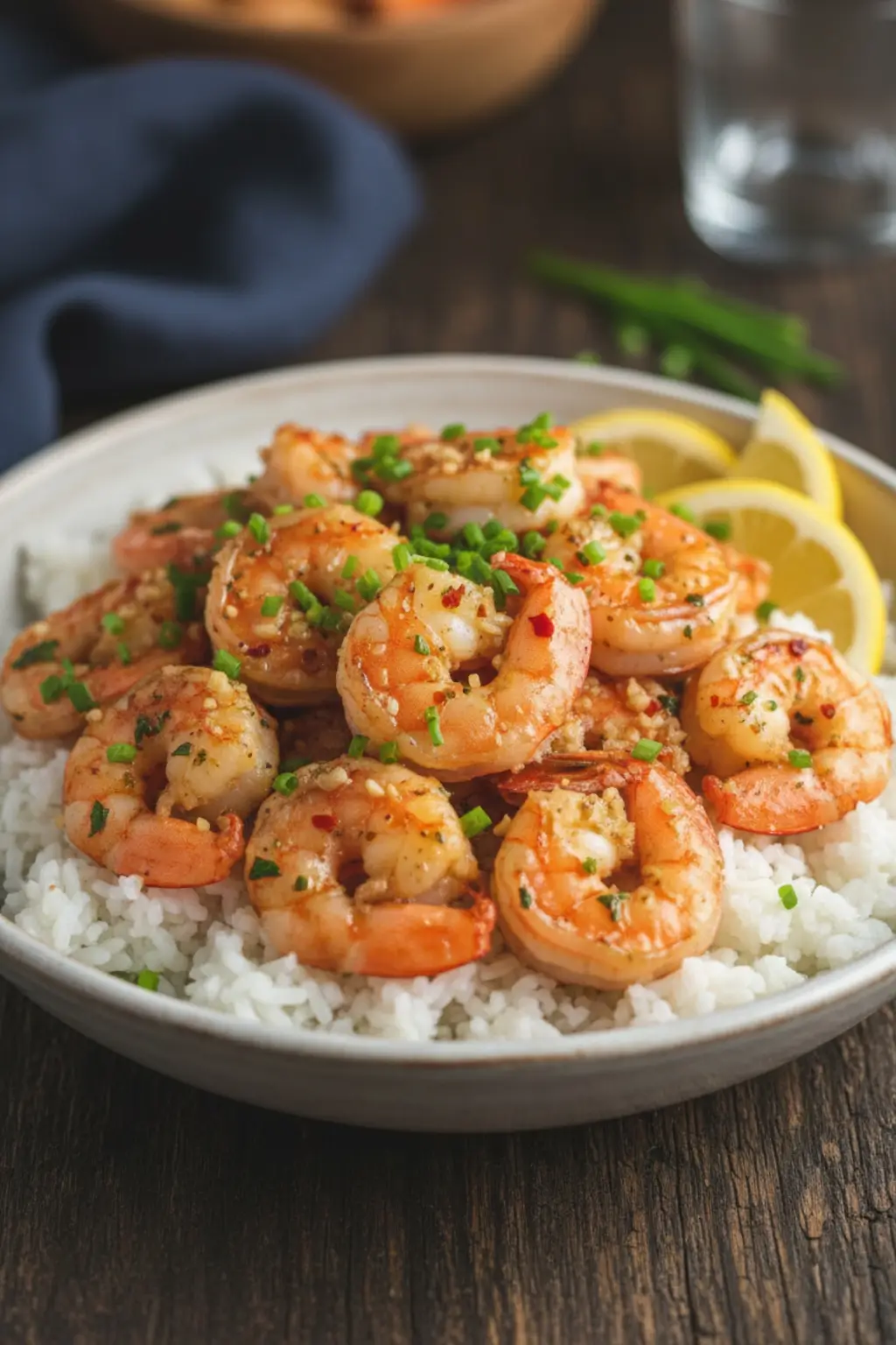 Garlic Shrimp Rice Bowl Easy Summer Meal