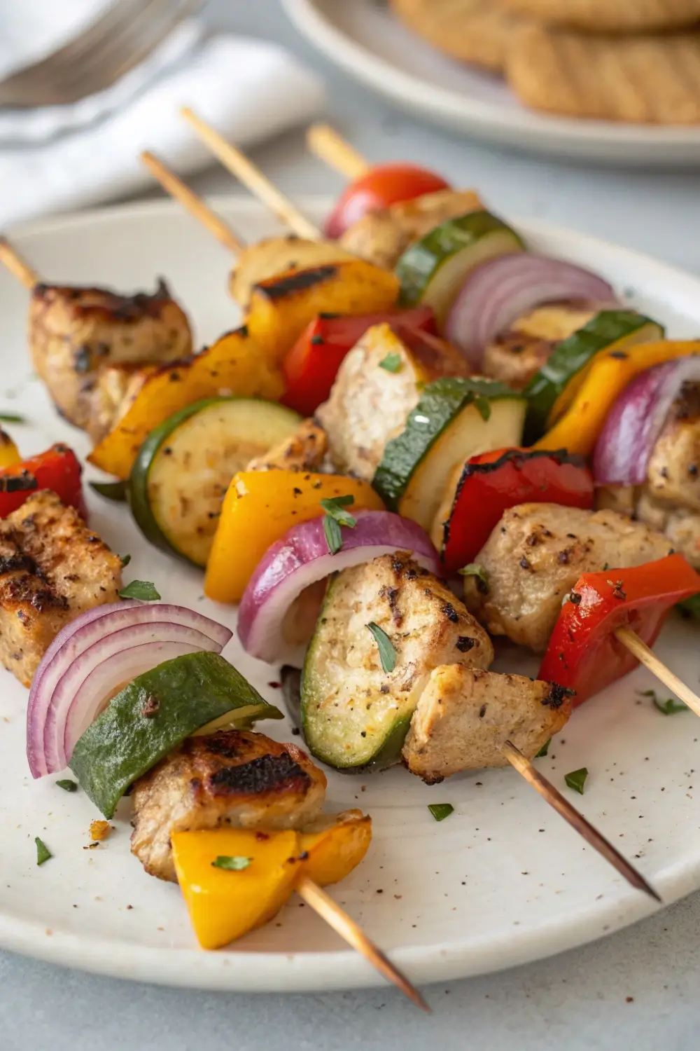 Grilled Chicken and Veggie Skewers Easy Dinner