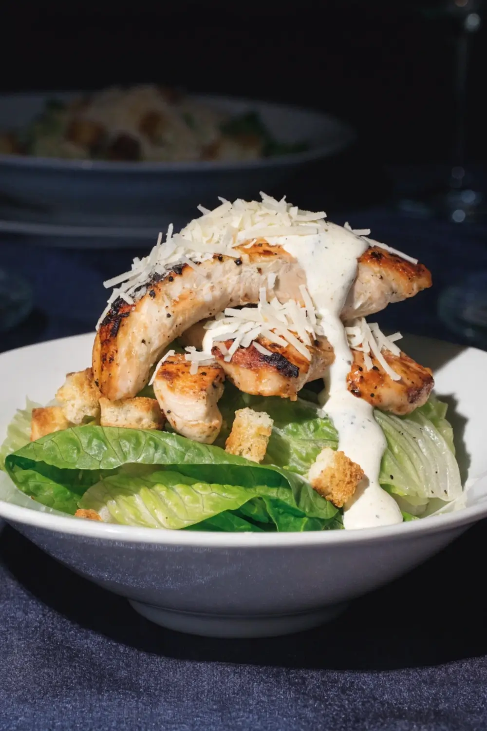 Grilled Chicken Caesar Salad Dinner Idea