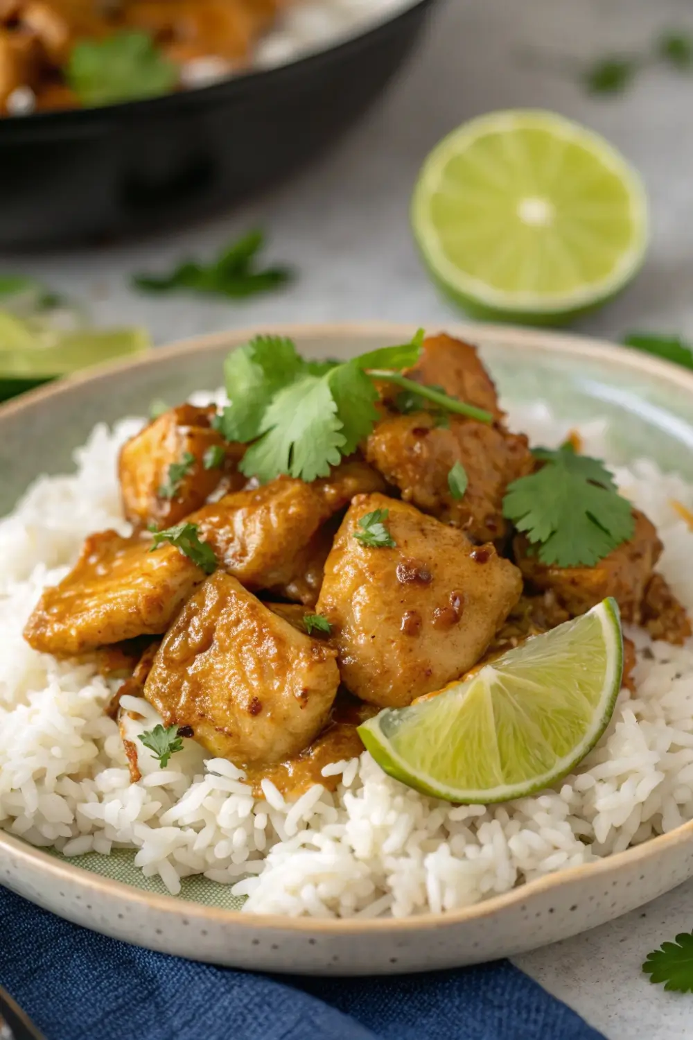 Honey Lime Chicken with Rice Summer Meal