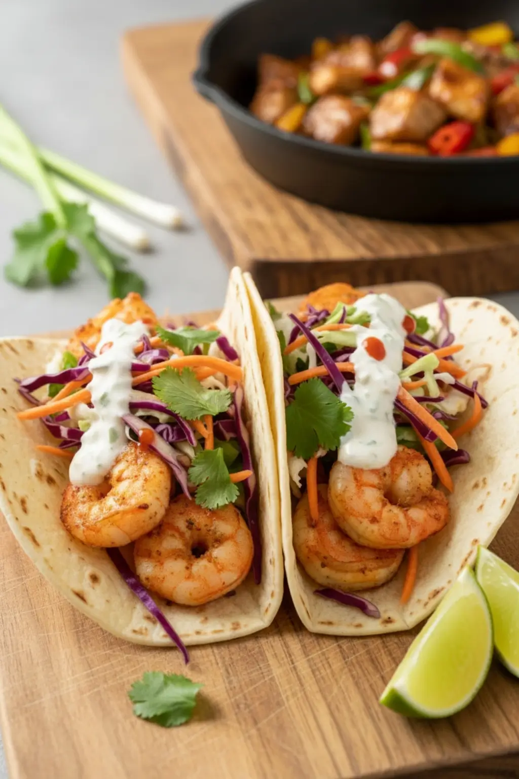 Shrimp Tacos with Fresh Slaw Easy Recipe