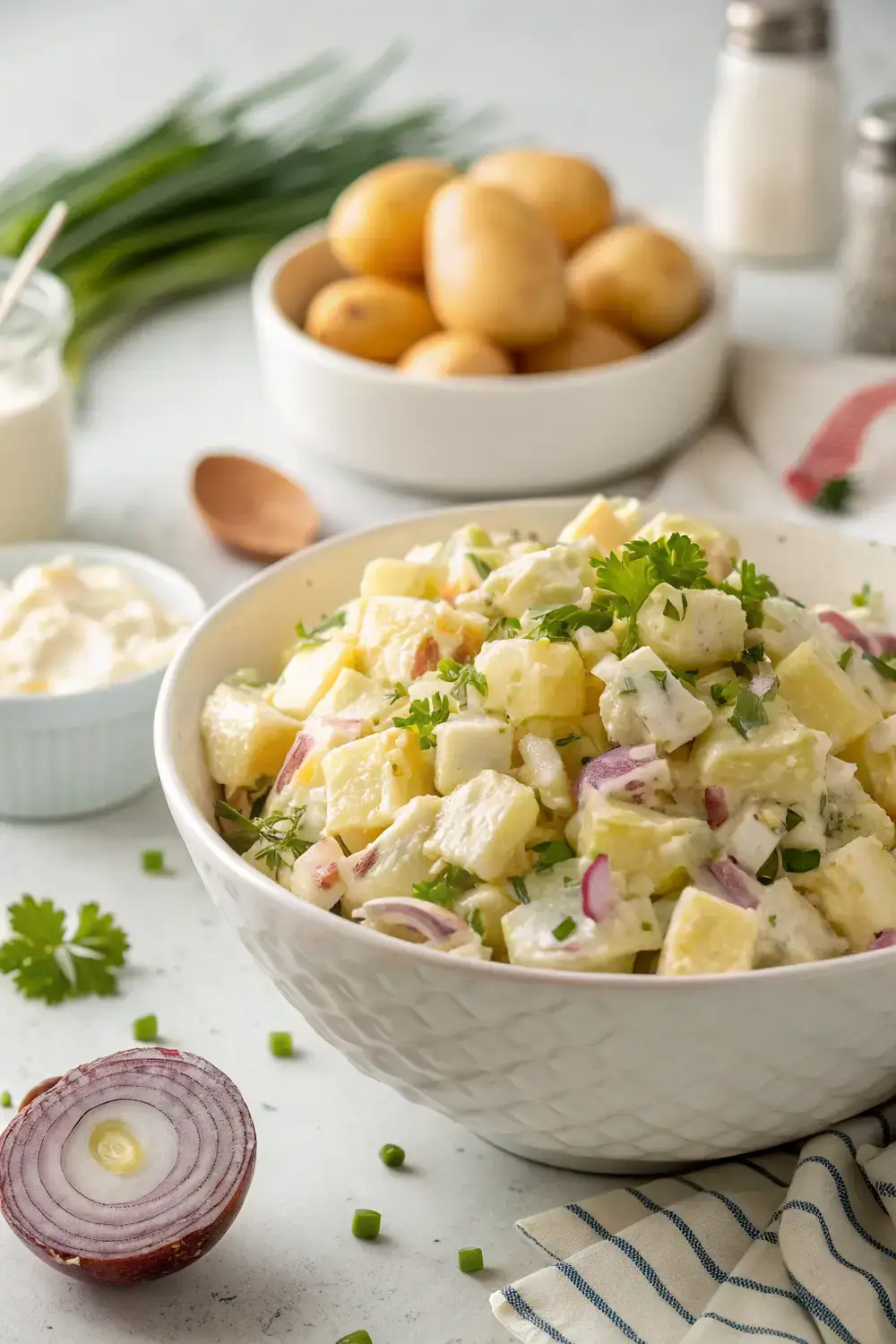 Classic American Potato Salad: 4th of July BBQ Revelation | Easy & Hearty!