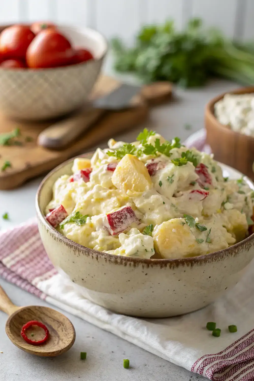 Classic American Potato Salad Creamy BBQ Side Dish