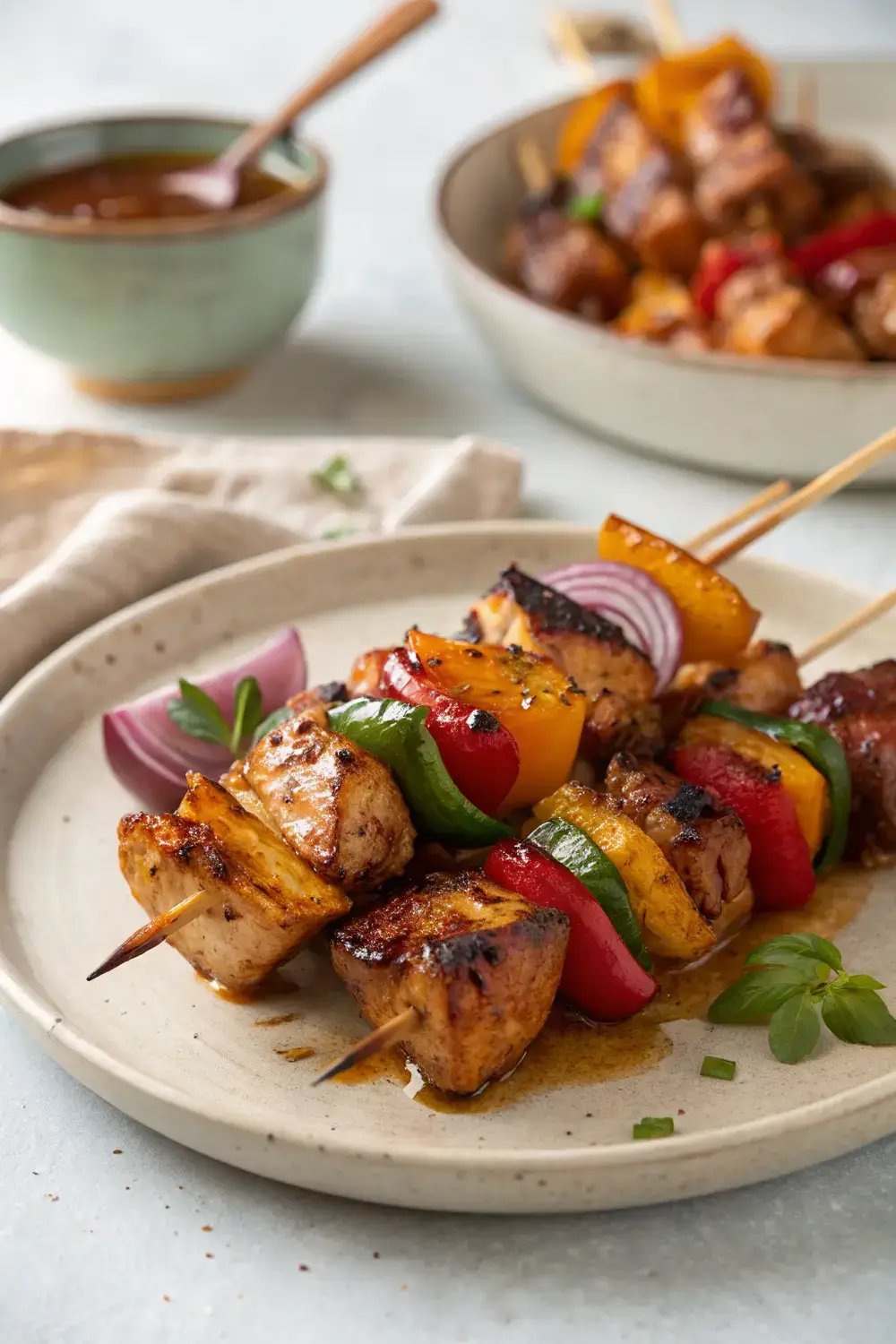 Easy 4th of July BBQ Chicken Skewers for Backyard Parties – Grilled to Perfection!