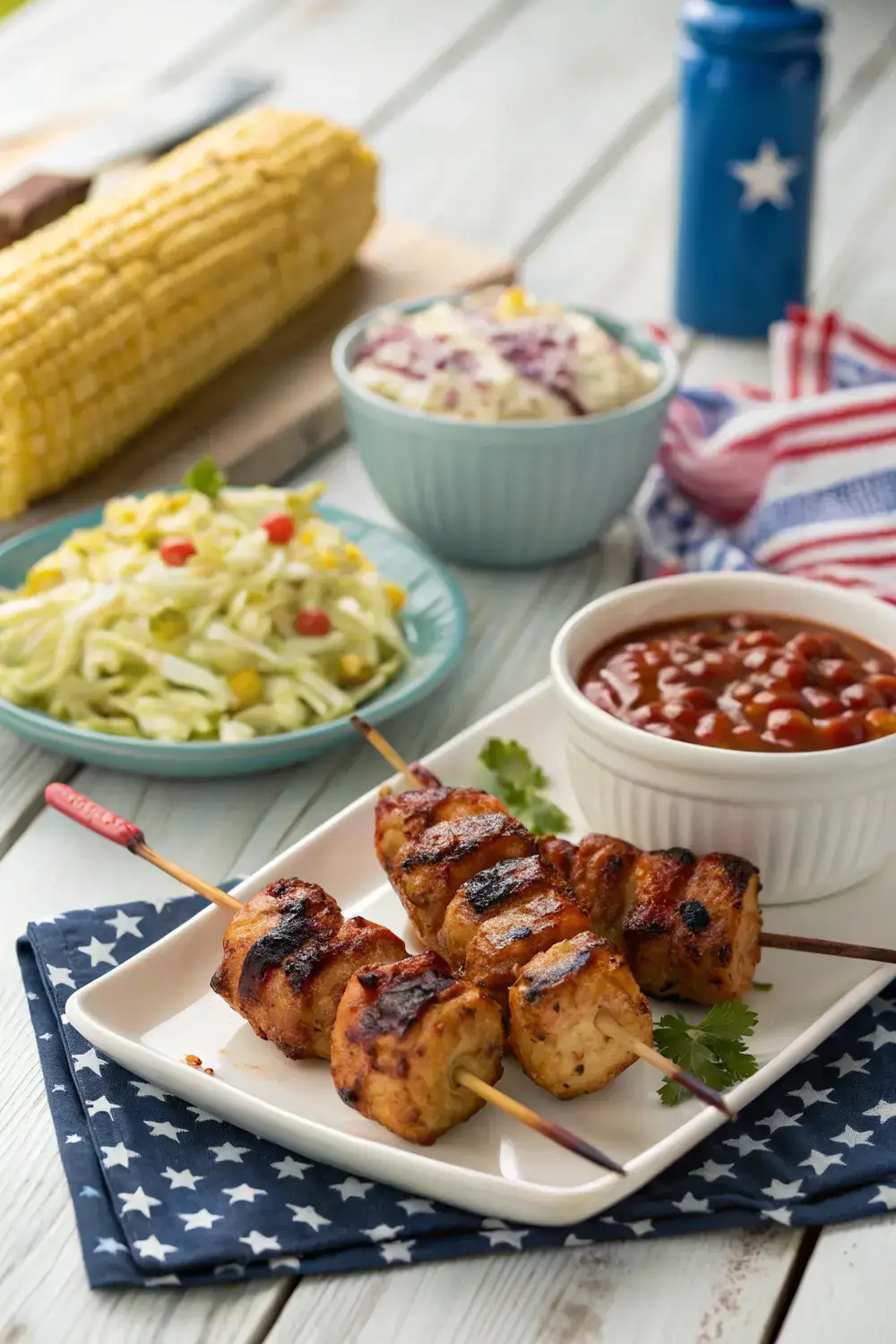 Easy 4th of July BBQ Chicken Skewers That’ll Be a Hit at Every Backyard Party