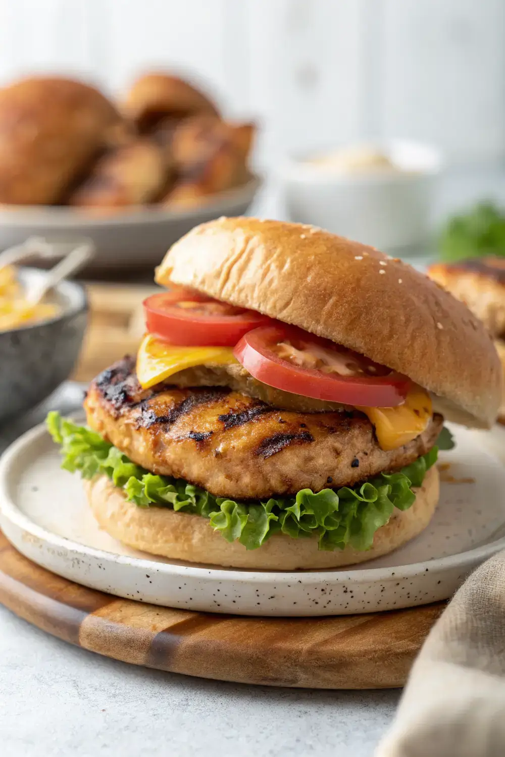 Juicy Grilled Chicken Burgers Easy Summer BBQ Recipe