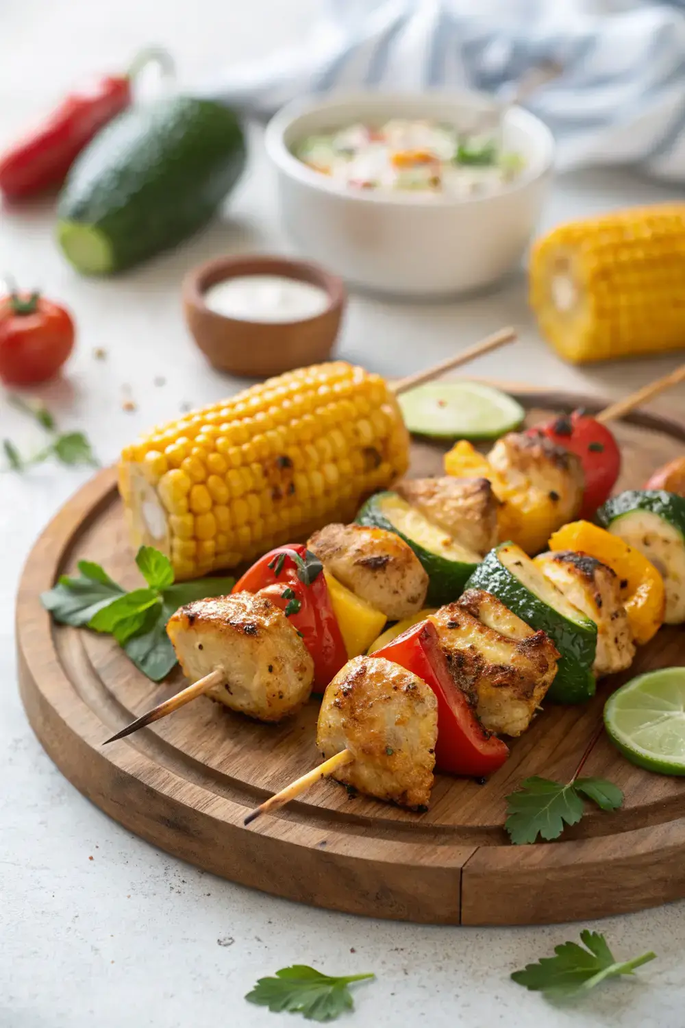 Perfect BBQ Chicken Skewers with Summer Veggies – Your Go-To Easy Cookout Recipe
