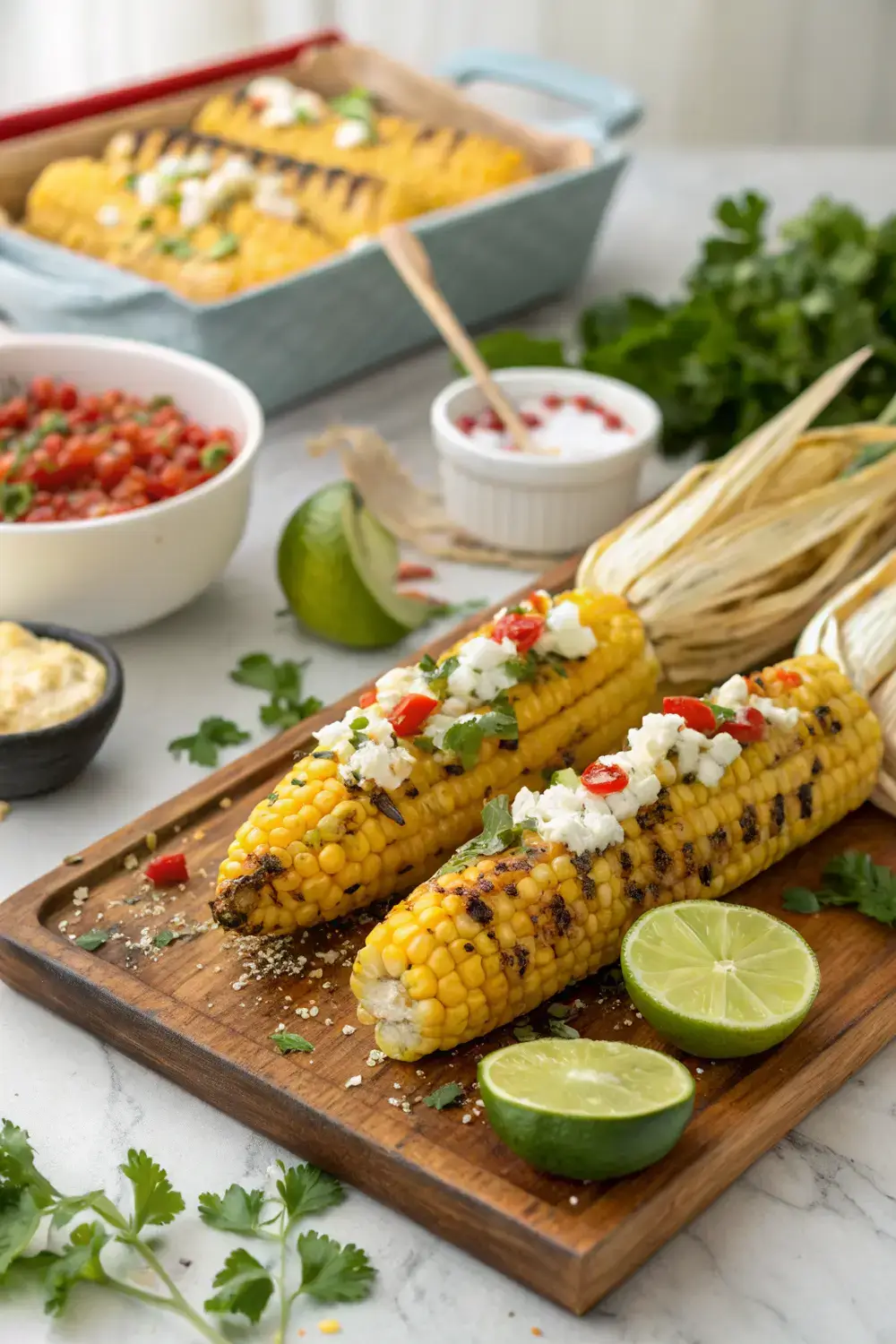 The Ultimate Loaded Grilled Corn Bar for Your 4th of July BBQ