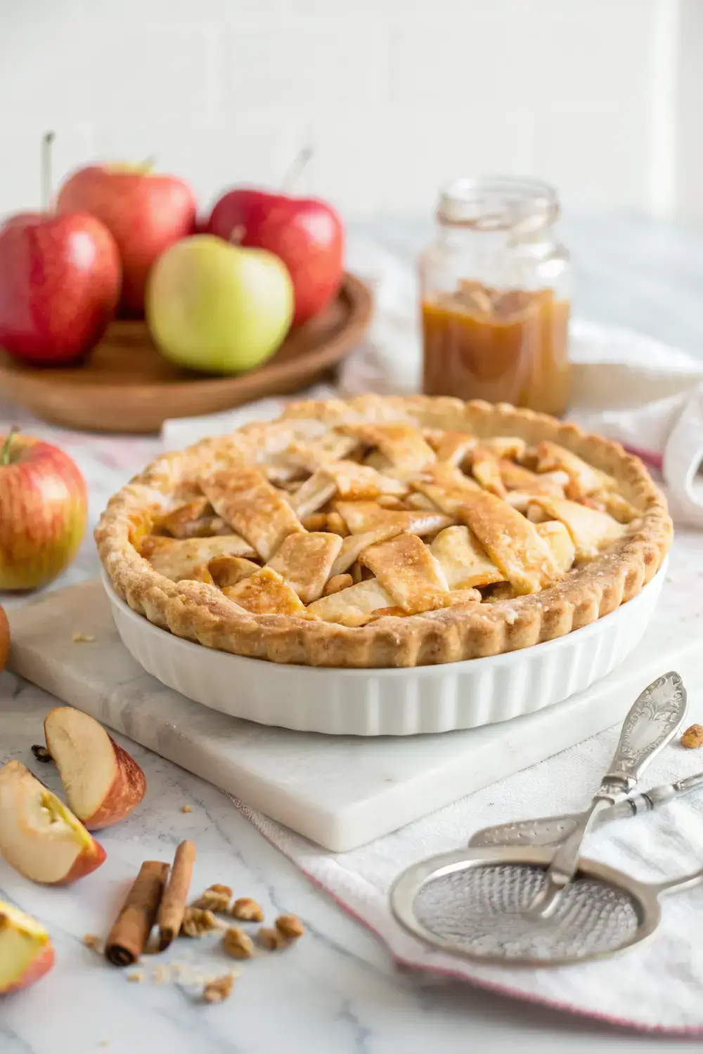 Traditional Apple Pie Homemade Classic Dessert