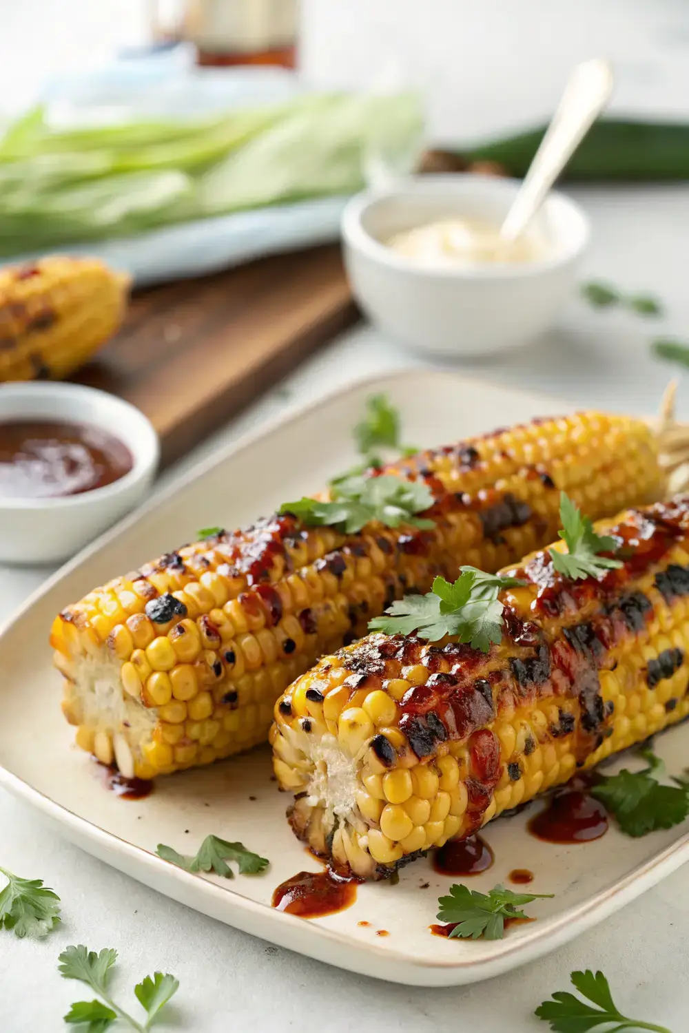 Ultimate Grilled Corn on the Cob with Garlic Herb Butter BBQ Side