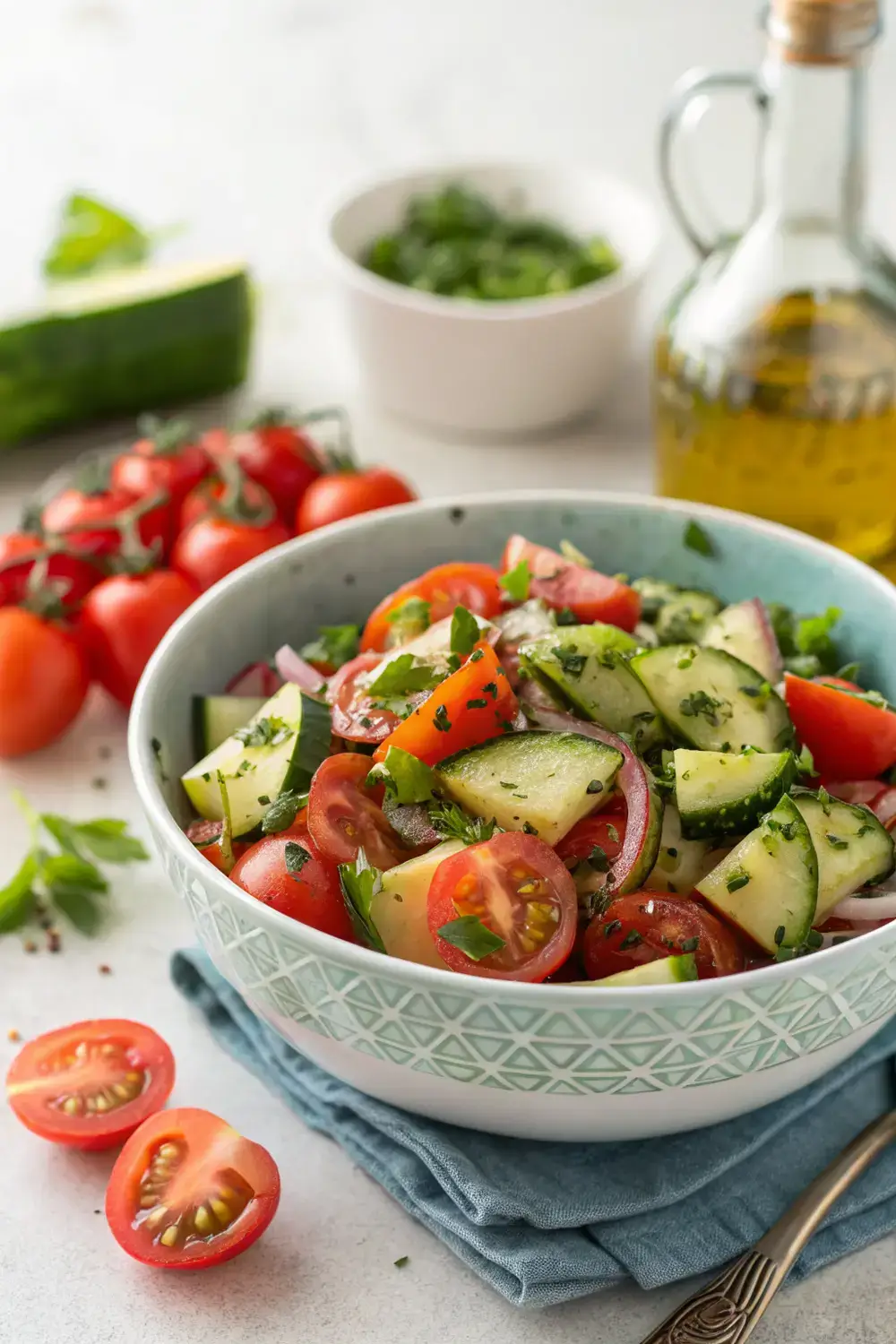 Classic Cucumber Tomato Salad: The Ultimate Summer BBQ Side
