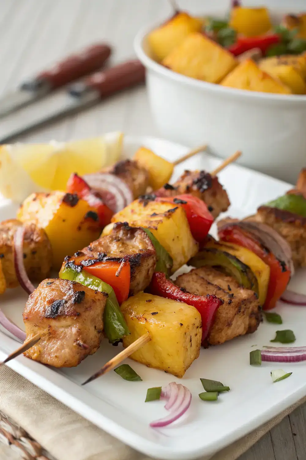 Easy BBQ Chicken Kabobs with Pineapple for the Ultimate 4th of July Cookout