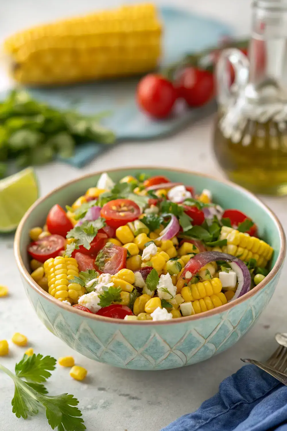 Easy Fresh Corn Salad Recipe – Simple Summer Side Dish!